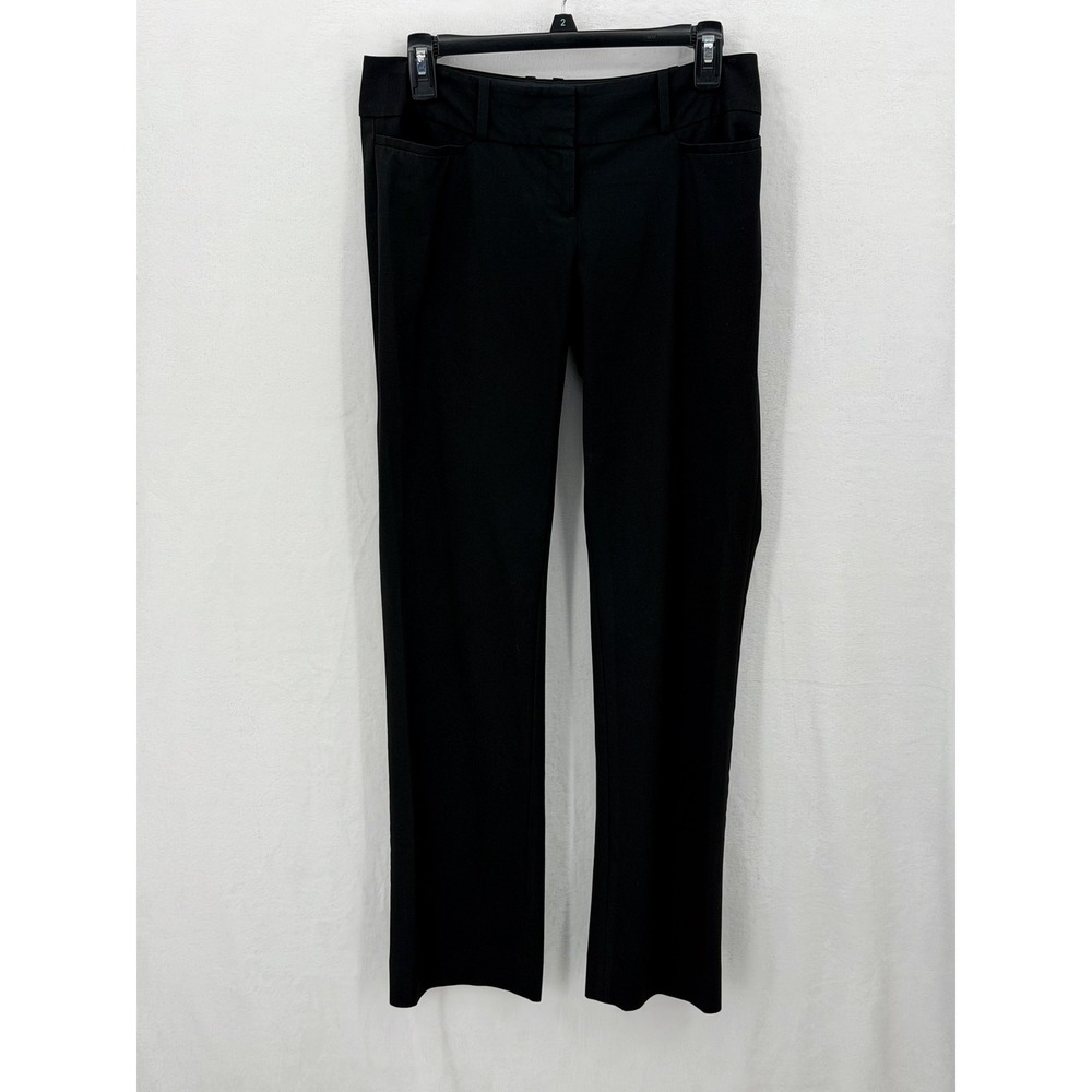 The Limited Pants Womens 4 Black Drew Fit Slacks Minimalist Career Work Office